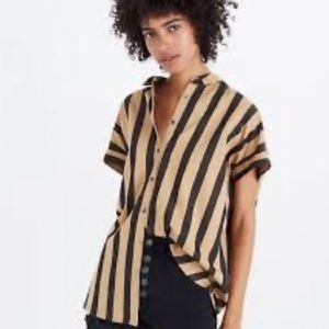 MADEWELL Central Shirt Edna Stripe XS